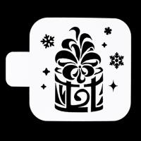 Трафарет «Новогодний подарок», 9*9 см