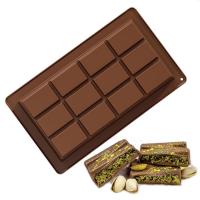 Силиконовая форма для Дубайского шоколада «Плитка классическая»