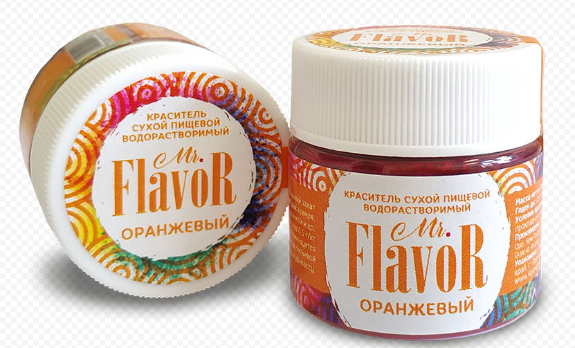 Краситель Mr.Flavor сухой водорастворимый 10г (оранжевый)