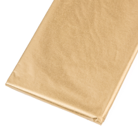 Бумага упаковочная тишью, золото 50 х 66 см