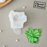 Силиконовый молд «Конфетка дракоша», размеры 3,8×3,8 см, толщина 2,2 см