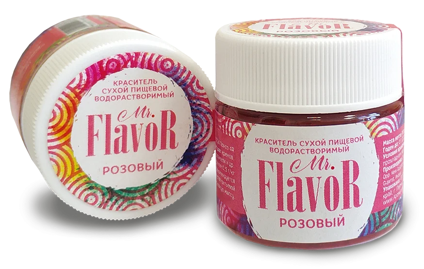 Краситель Mr.Flavor сухой водорастворимый, 10 гр (розовый)