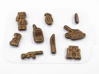 Форма пластиковая для шоколада 