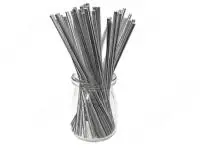 Палочки для кейк-попсов серебрянные 15 см, 50 шт