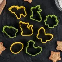 Набор форм для вырезания печенья «Празднование пасхи», 8 шт