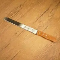 Нож для бисквита 25 см (лезвие) без зубчиков, дерев. ручка