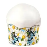 Форма бумажная кулич Ромашки d60*h45мм