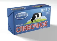 Масло сливочное ЭКОМИЛК 82,5 %