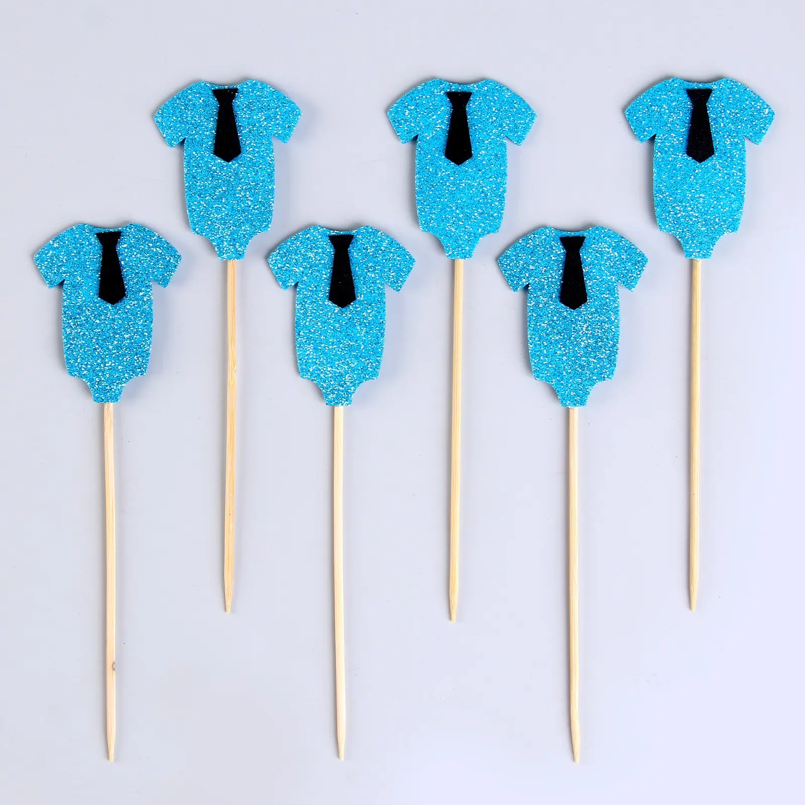 Шпажки «Гендерная вечеринка», в наборе 6 штук (голубой)