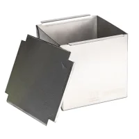 Форма для тостового хлеба с крышкой КУБ 100х100х100 мм нержавеющая сталь