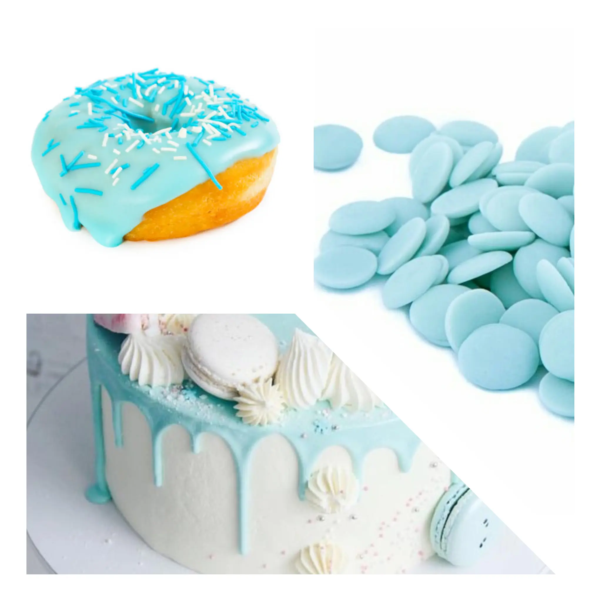 Глазурь кондитерская  "Шокомилк ", 1 кг заводская упаковка (голубая)