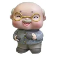 Молд силиконовый человечки (дедушка) зел.