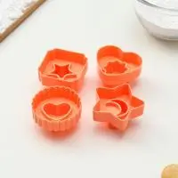 Набор форм для печенья, 4 шт, 5×5×3 см