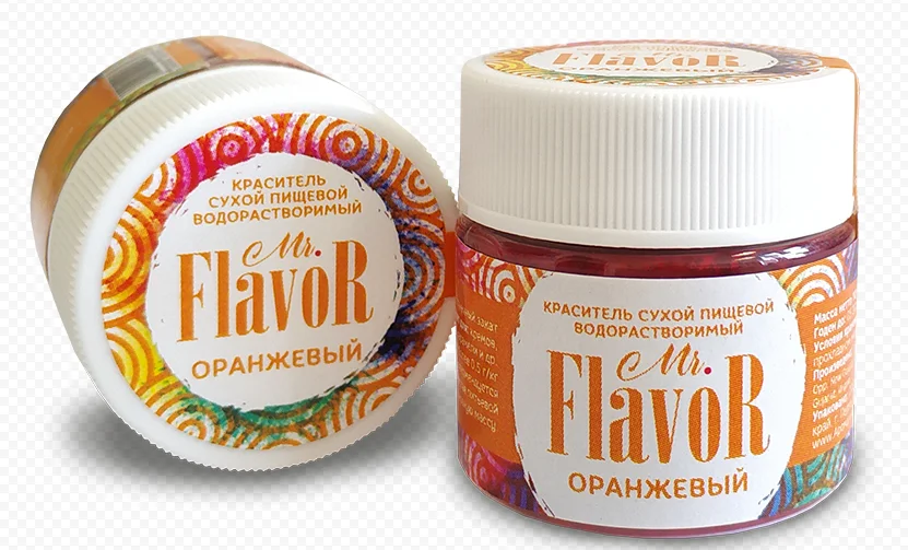Краситель Mr.Flavor сухой водорастворимый 10г (оранжевый)