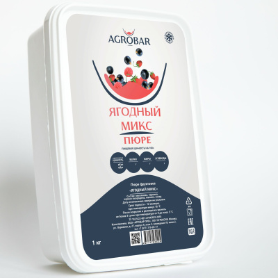 Пюре Ягодный микс Агробар 
