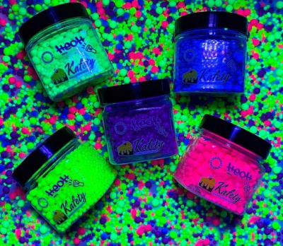 Посыпка кондитерская рисовая серии НЕОН Kafety, 100 гр