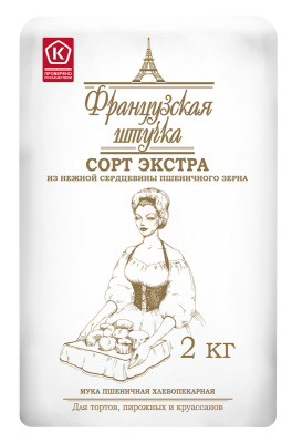 Мука Славна Французская штучка экстра, 2кг