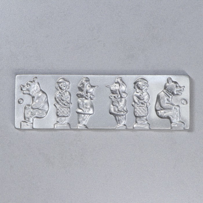 Форма для леденцов "Персонажи №2", 6 фигур