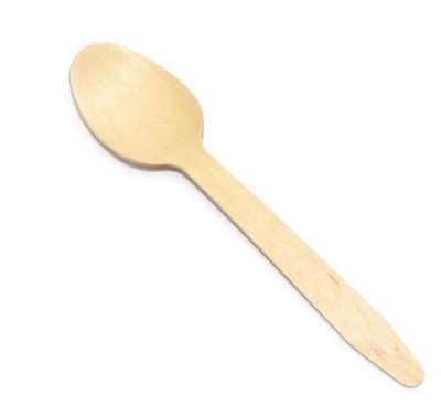 Ложки деревянные 14 см, 25 шт