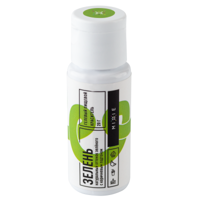 Краситель гелевый водорастворимый MIXIE Зелень 20 гр