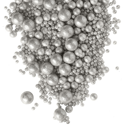 Воздушный рисовый жемчуг в шоколадной глазури "Блеск Серебро" (703)