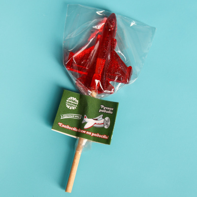 Леденец на палочке «Самому смелому. 23 февраля», в шоубоксе, 20 шт. х 10 г.