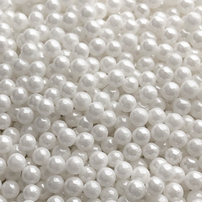 Посыпка кондитерская Белый Жемчуг 4 мм