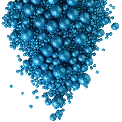 Воздушный рисовый жемчуг в шоколадной глазури "Блеск Синий" (702)