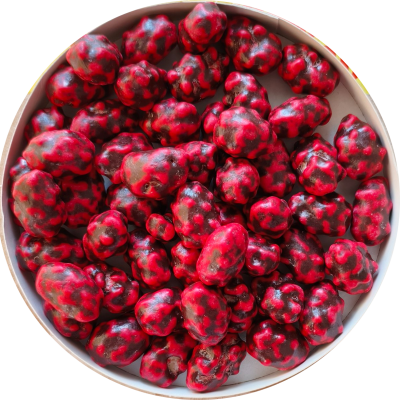 Драже с шоколадом и гранатовой начинкой