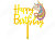 Топпер «Happy Birthday» единорог