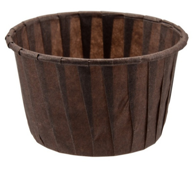 Форма бумажная "Маффин" 50*40 мм (коричневая), Pasticciere