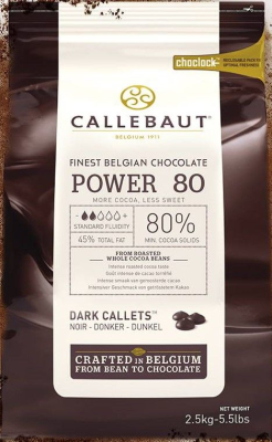 Шоколад горький CALLEBAUT Power 80% каллеты