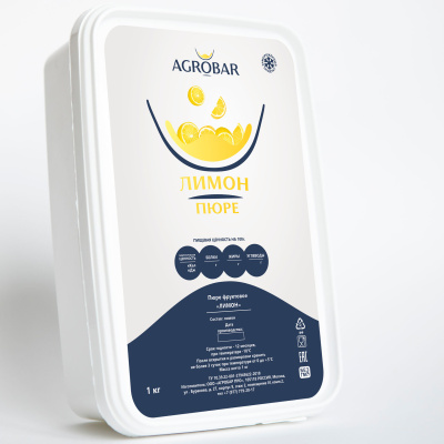 Пюре Лимон Агробар замороженное БЕЗ САХАРА