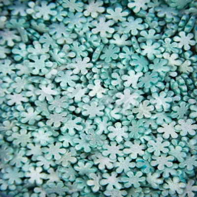 Посыпка "Снежинки Голубые"