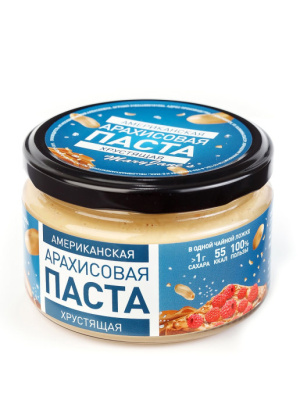 Арахисовая паста Американская хрустящая