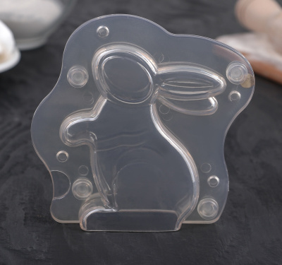 Молд пластиковый кондитерский «Кролик», 13,5×13 см