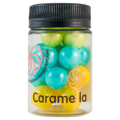 Кондитерская посыпка «Сахарные шарики» желтые/зеленые/голубые 12 мм