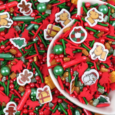 Посыпка кондитерская микс «Новогодние чудеса»