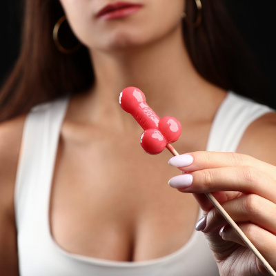 Леденец на палочке «Мини Джо» красный, 20 г