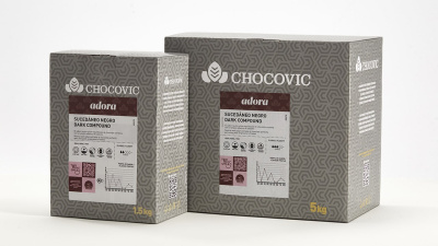 Глазурь темная дропсы Chocovic  1,5 кг