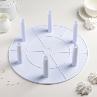 Подставка для разделения уровней торта d=30 см, 6 держателей 10×1,8 см