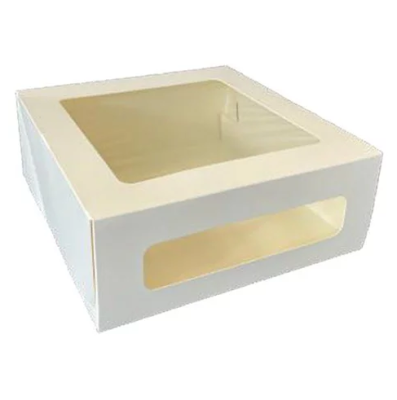 Коробка универсальная Cake window white 220х220х100 мм