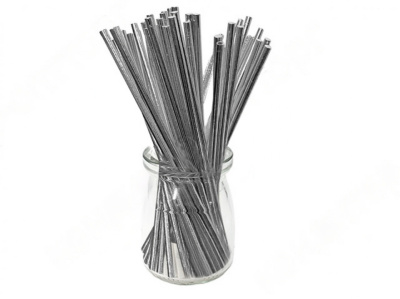Палочки для кейк-попсов серебрянные 15 см, 50 шт