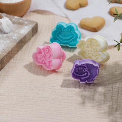 Набор плунжеров кондитерских «Летний сон», 4 шт, 9,5×9×4,6 см, цвет МИКС