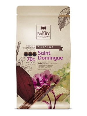Шоколад горький Cacao Barry Saint Domingue 70% 