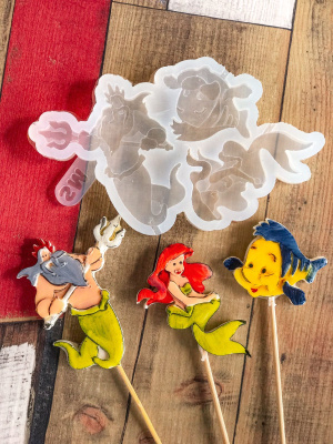 Силиконовая форма для леденцов "Русалка" SM