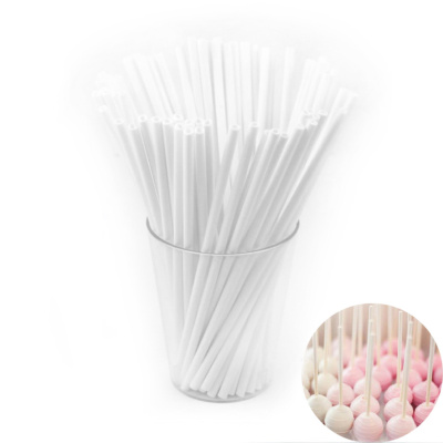 Палочки бумажные для Cake pops (белые, 20 см, 25 шт)