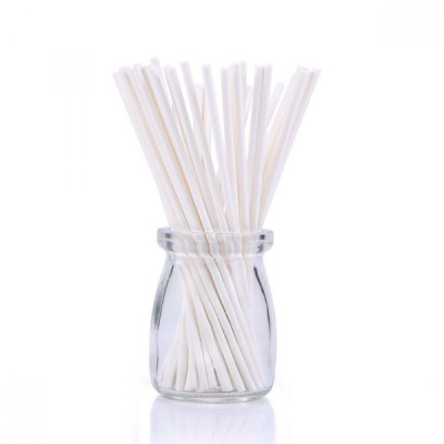 Палочки для кейк-попсов белые 15 см, 100 шт