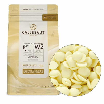 Шоколад белый CALLEBAUT каллеты (CW-2), 25,9% 