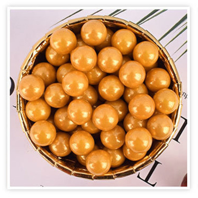 Посыпка кондитерская "Шарики 12 мм" золото